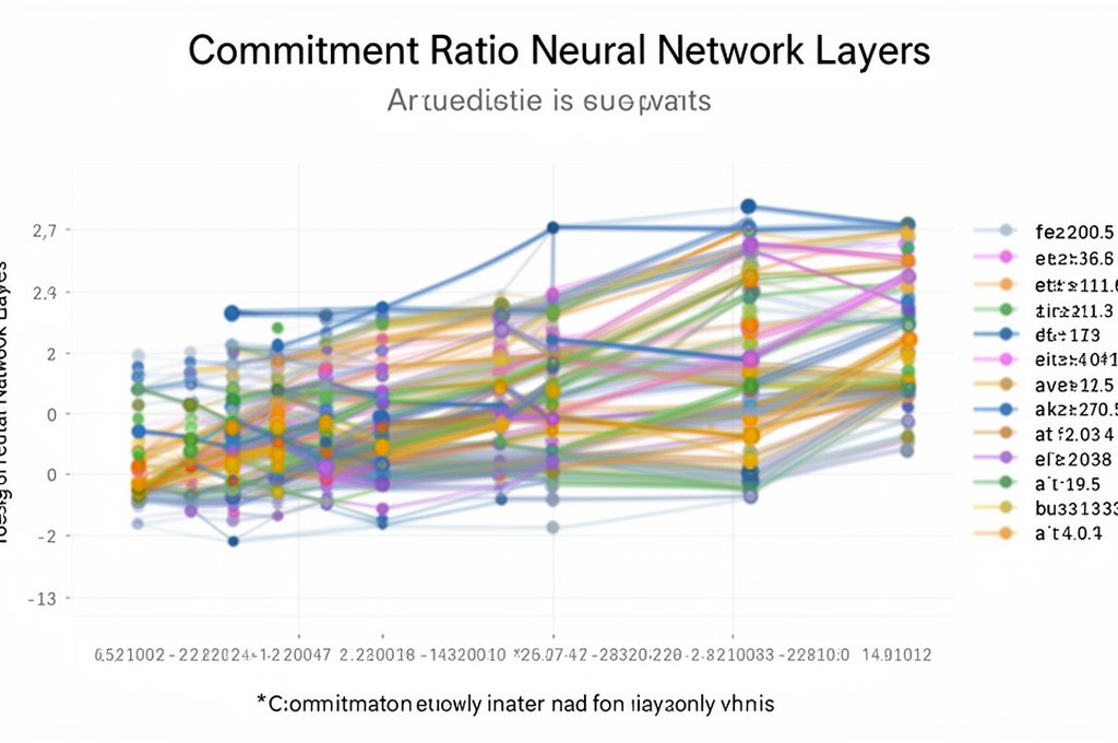 Visualization of commitment ratio in neural network layers
