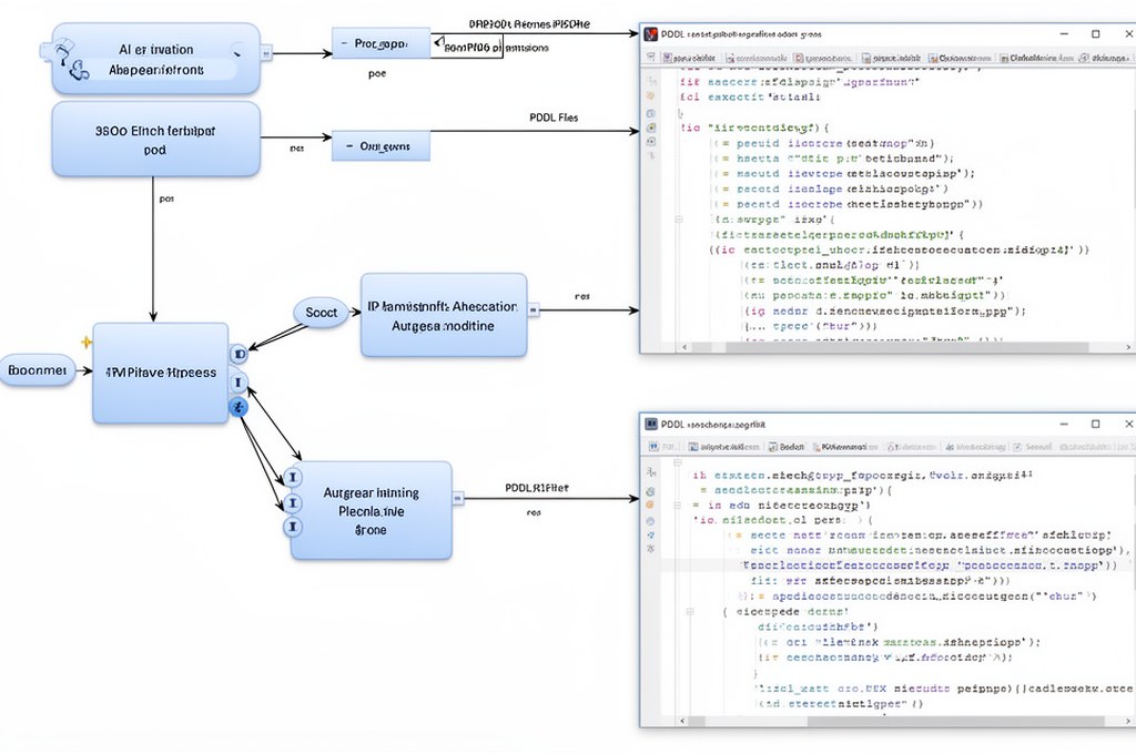 Visualization of AI planning process with PDDL files