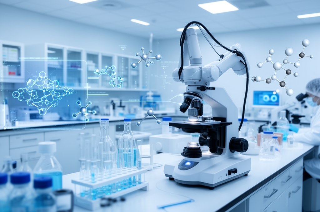 Pharmaceutical R&D workflow powered by AI, from molecule generation to robotic synthesis and validat