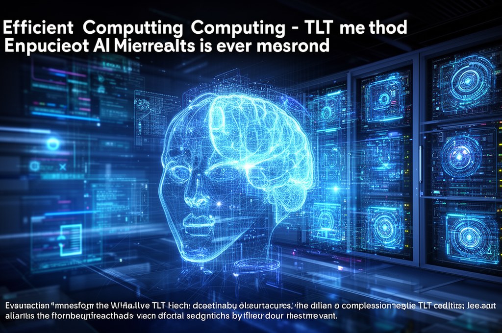 Futuristic concept of efficient AI computing with TLT method