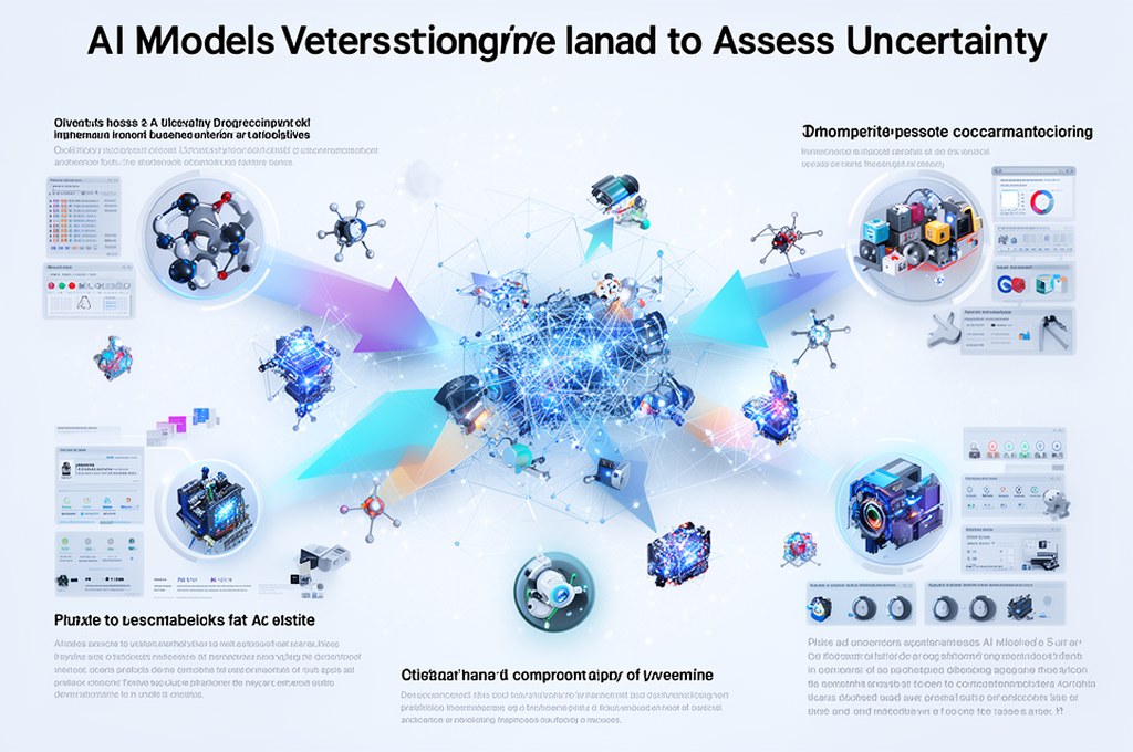 Diverse AI models collaborating to assess uncertainty