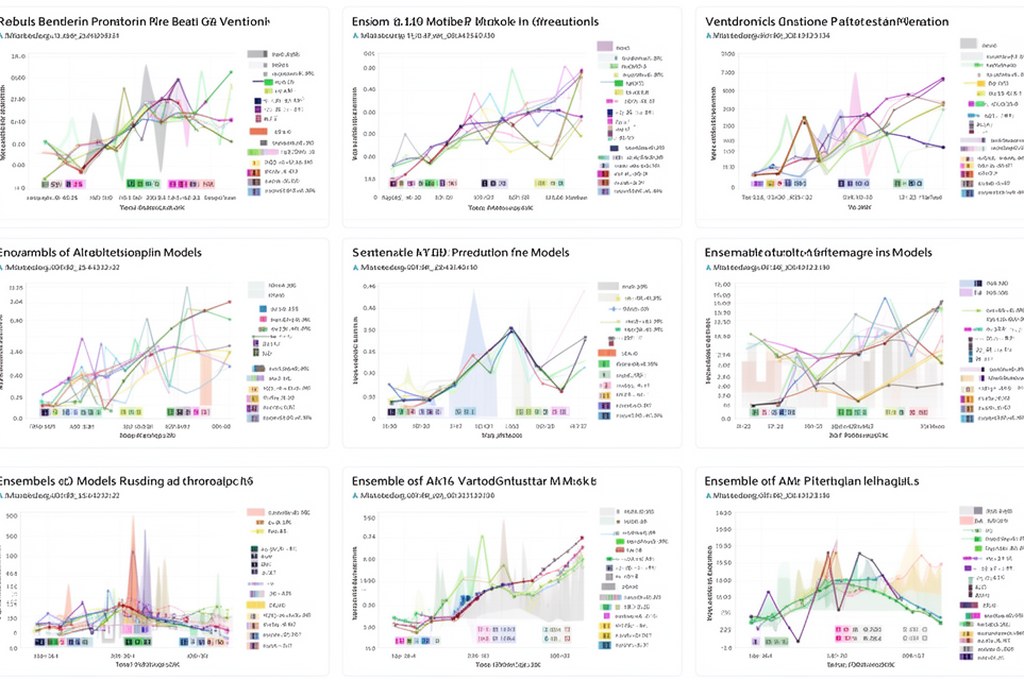 Ensemble of AI models comparing predictions