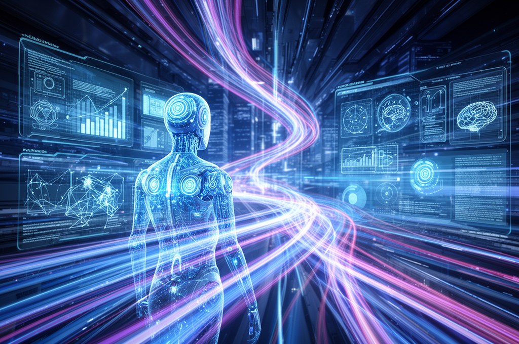 Futuristic concept of AI planning in dynamic environments