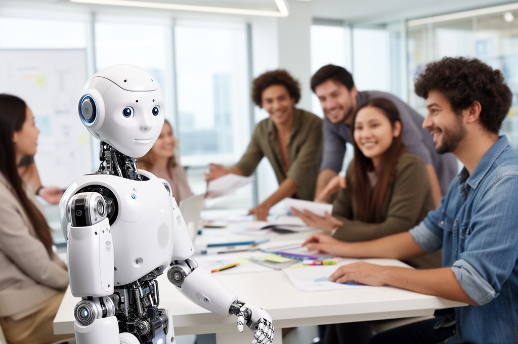 an AI assistant being onboarded like a new team member