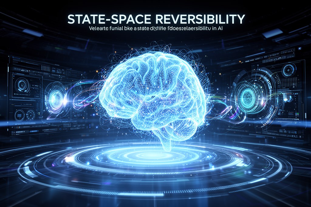 Futuristic concept of state-space reversibility in AI