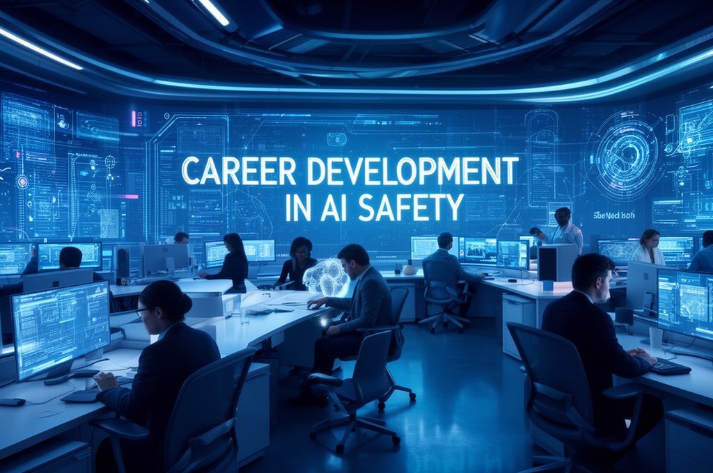Career development in AI safety, futuristic workplace
