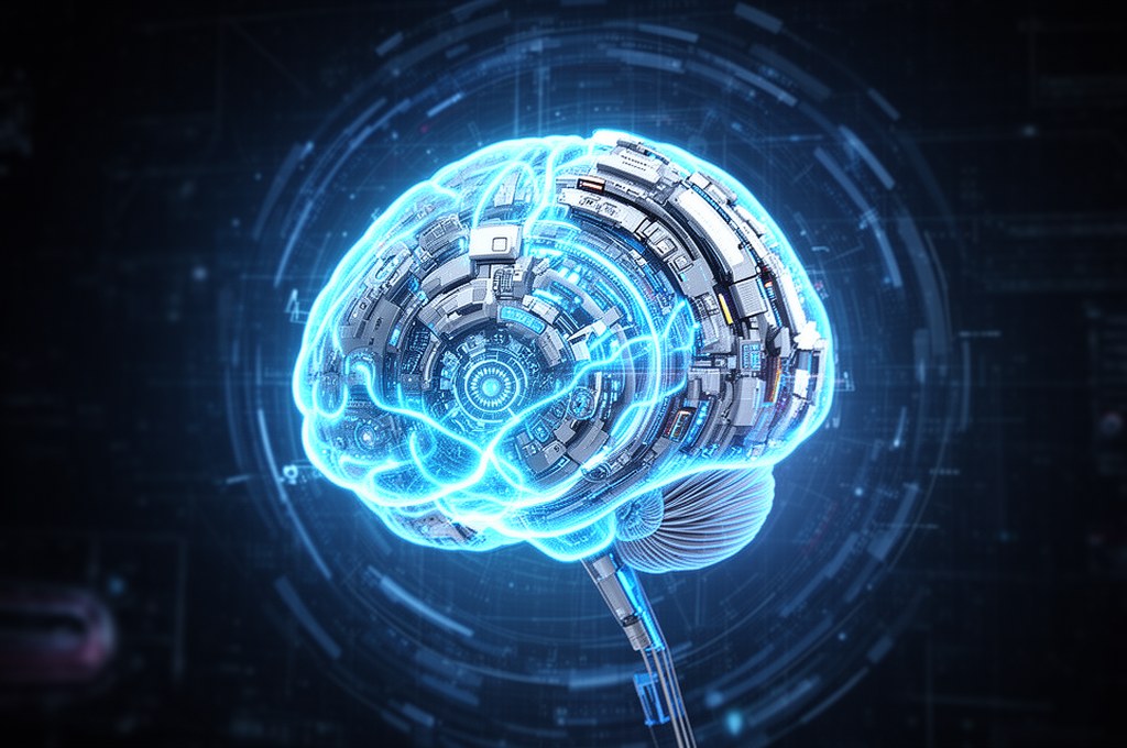 Futuristic AI module with self-awareness