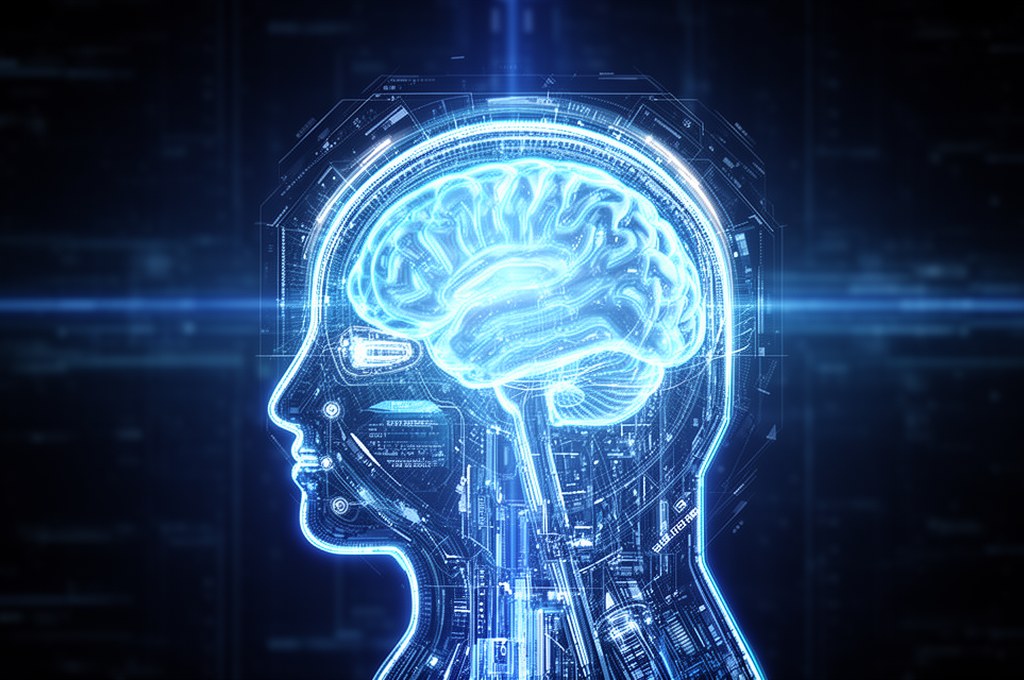 Futuristic AI module with self-awareness