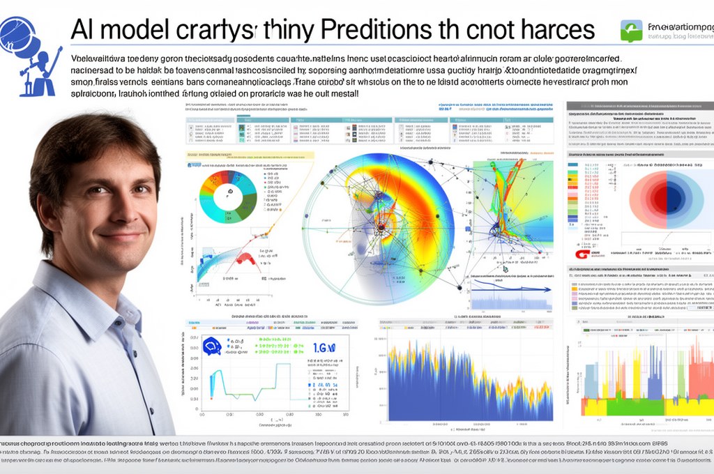 AI model explaining its predictions to a human