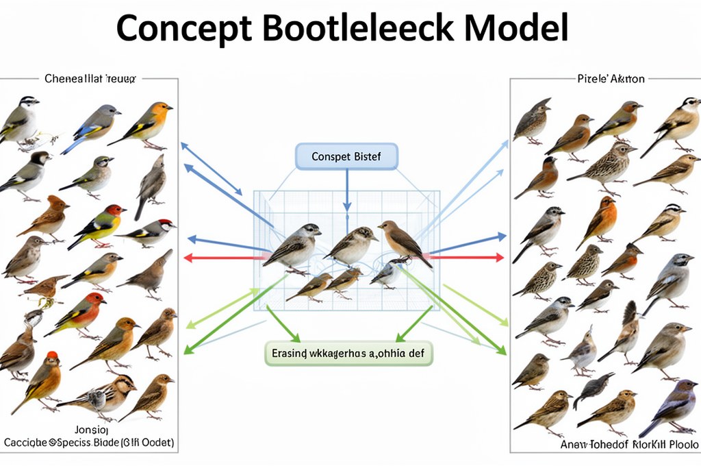 Concept bottleneck model in action for bird species identification