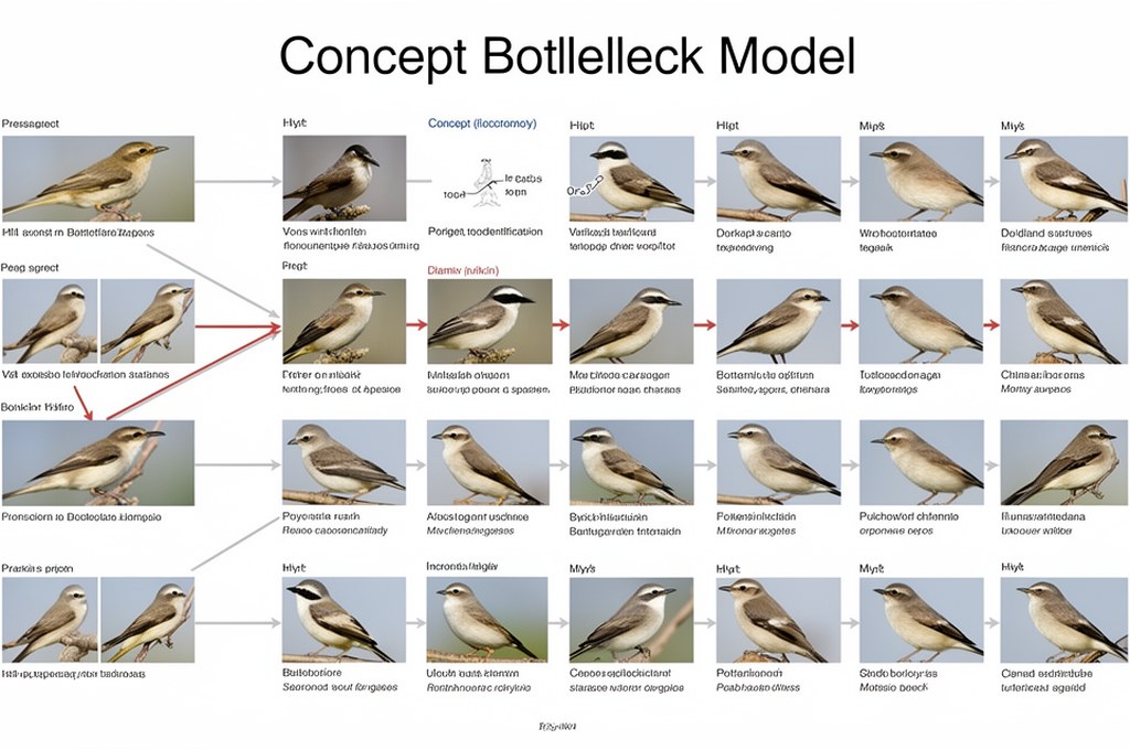 Concept bottleneck model in action for bird species identification