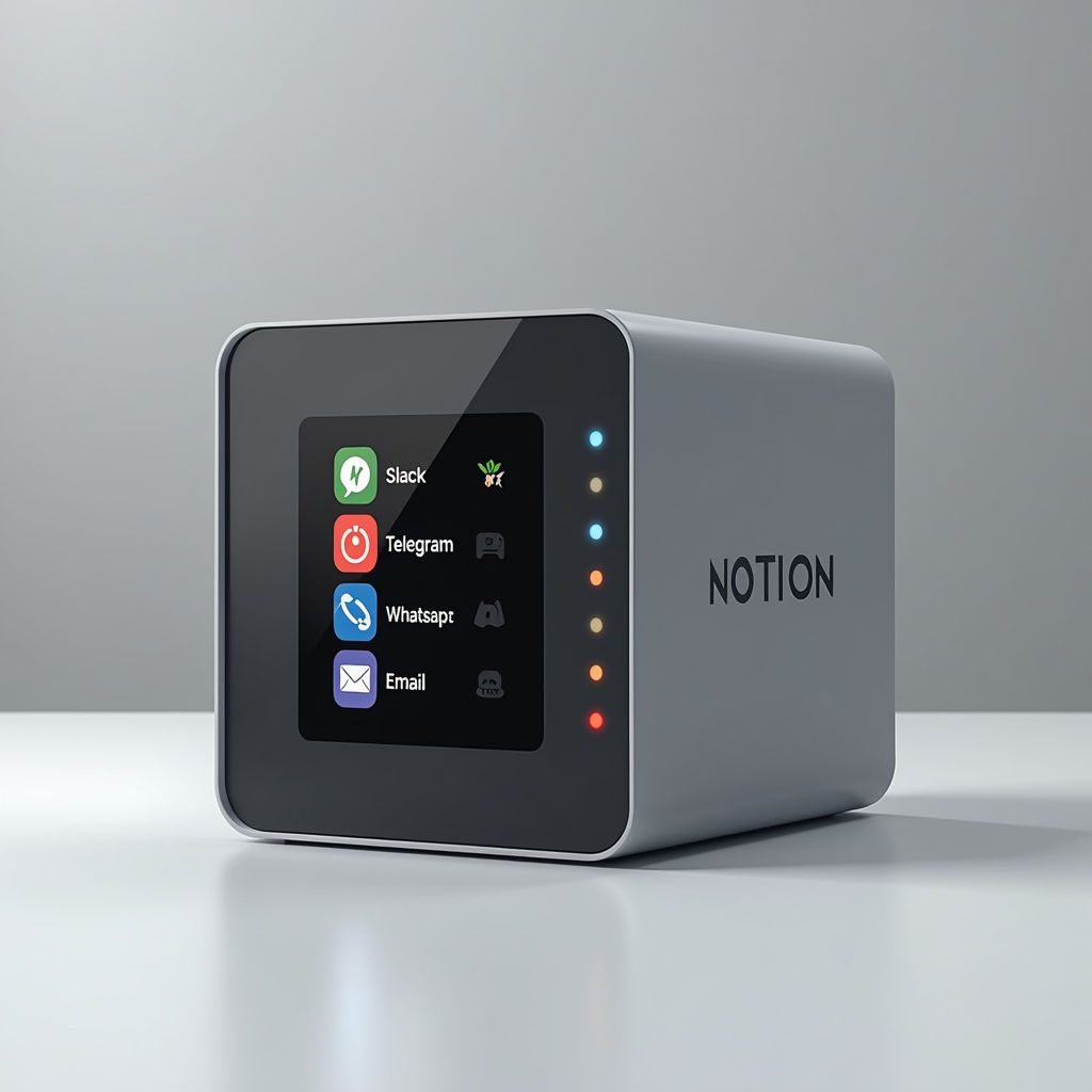 Система автоматических уведомлений на основе статусов в Notion для Slack, Telegram, WhatsApp, Discord и Email